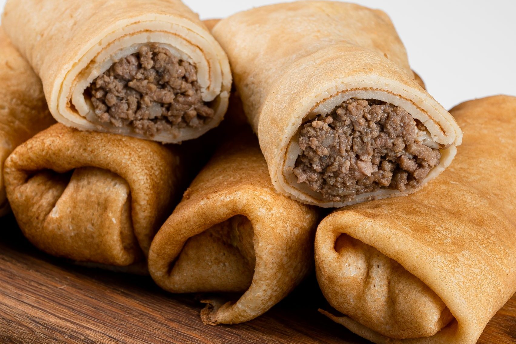 Блинчики с мясом