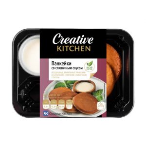 Панкейки со сливочным соусом